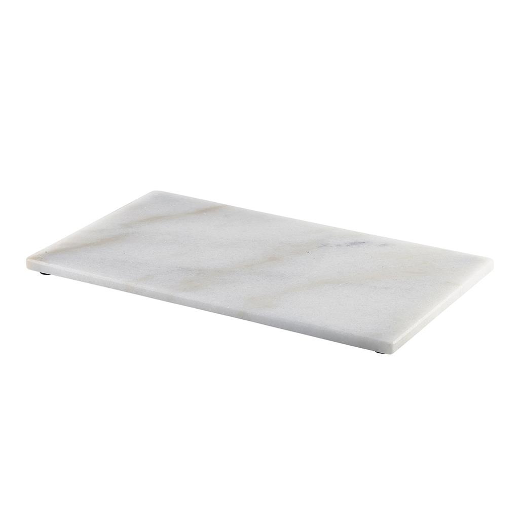 Plateau Marmer 32 x 18 cm Wit