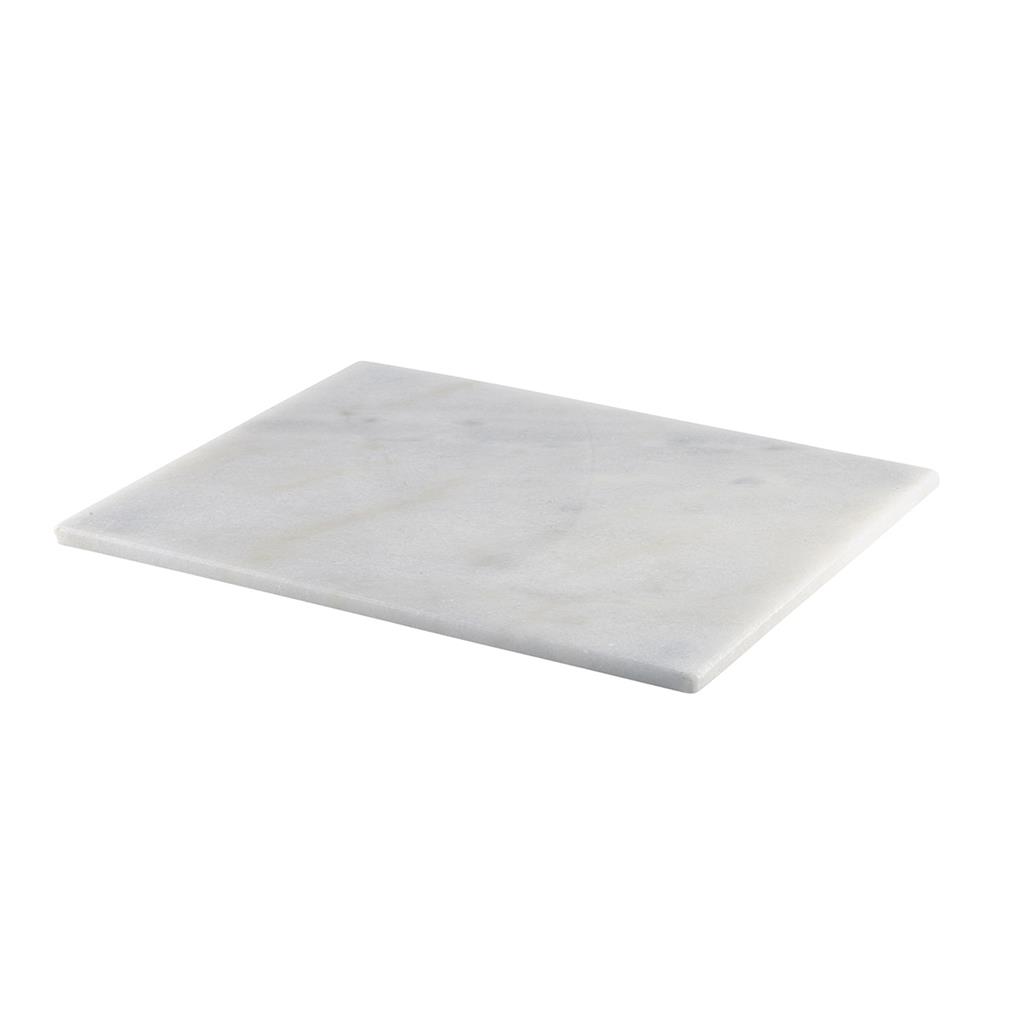 Plateau Marmer 32 x 26 cm Wit