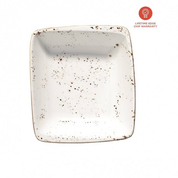 Kom vierkant 8 x 8,5 cm Bonna Grain Off-white