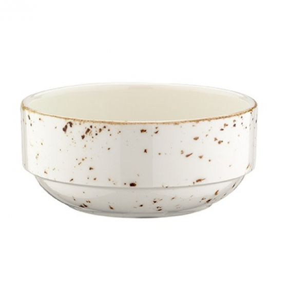 Kom stapelbaar 6 cm Bonna Grain Off-white