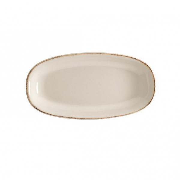 Bord ovaal 15 cm Bonna Retro Off-white