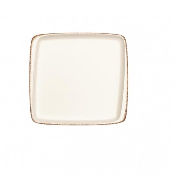 Vierkant bord 22 x 20 cm Bonna Retro Off-white