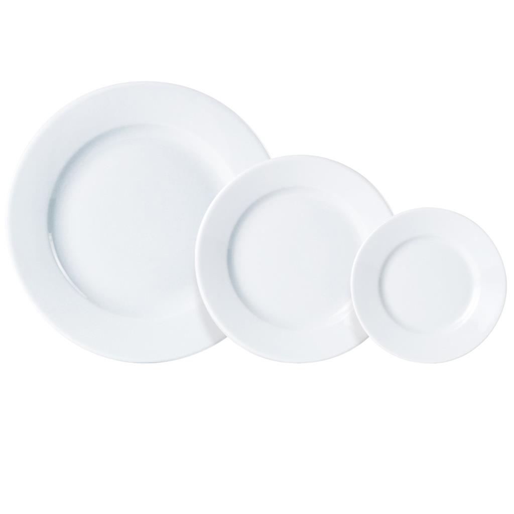 Plat bord 31 cm brede rand Standard