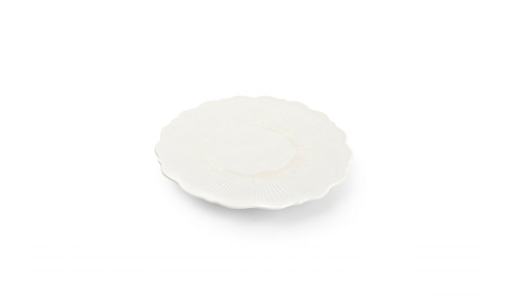 Plat Bord 21,5 cm White Floret
