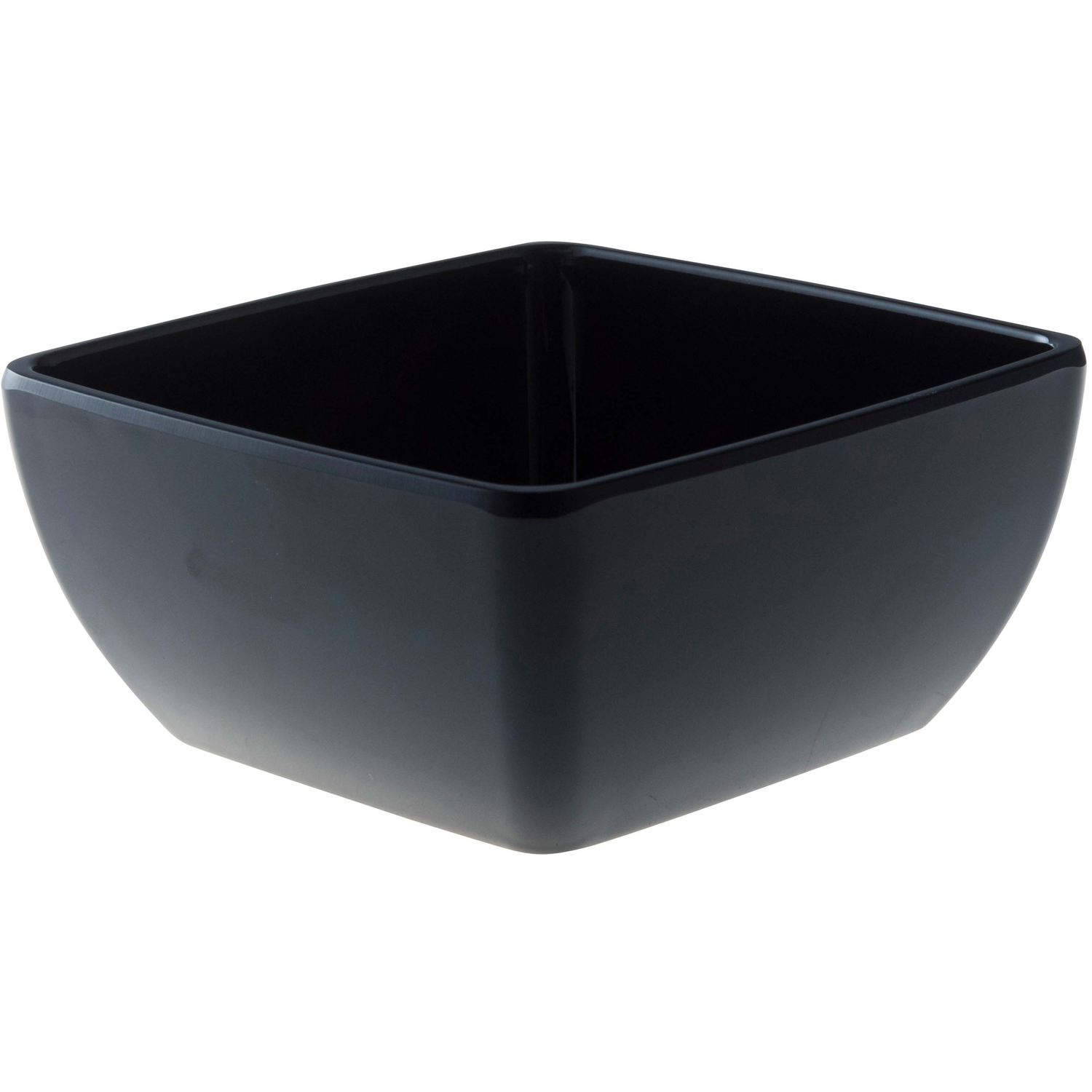 Vierkant kom 12,5 cm zwart melamine Truyts
