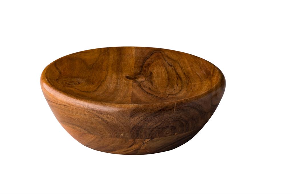 Bord 19,5 cm hoog conisch eikenhout Shapes