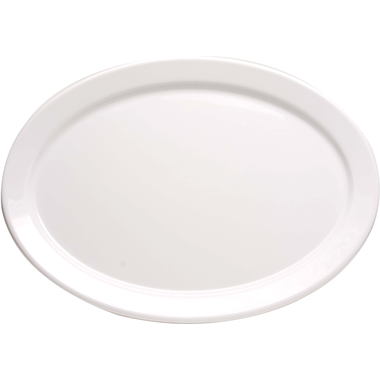 Bord Ovaal 38 x 28 cm Wit Melamine Truyts