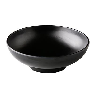 Schaal 22,5 cm Zwart Melamine Asia
