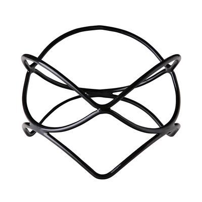 Buffetverhoger Rond 20 x 15 cm Zwart