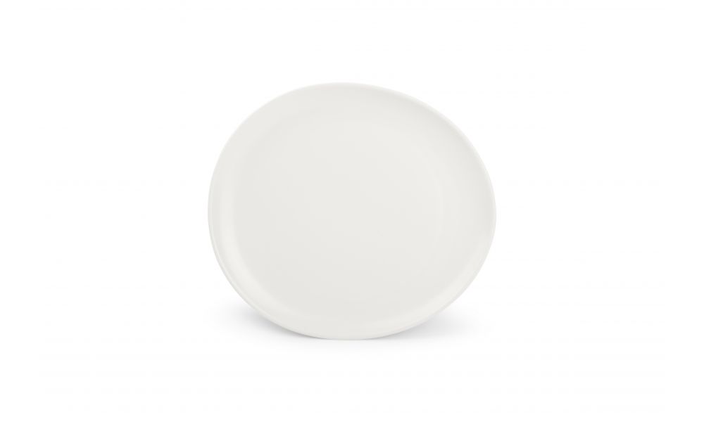 Bord ovaal Ceres wit 25x23cm
