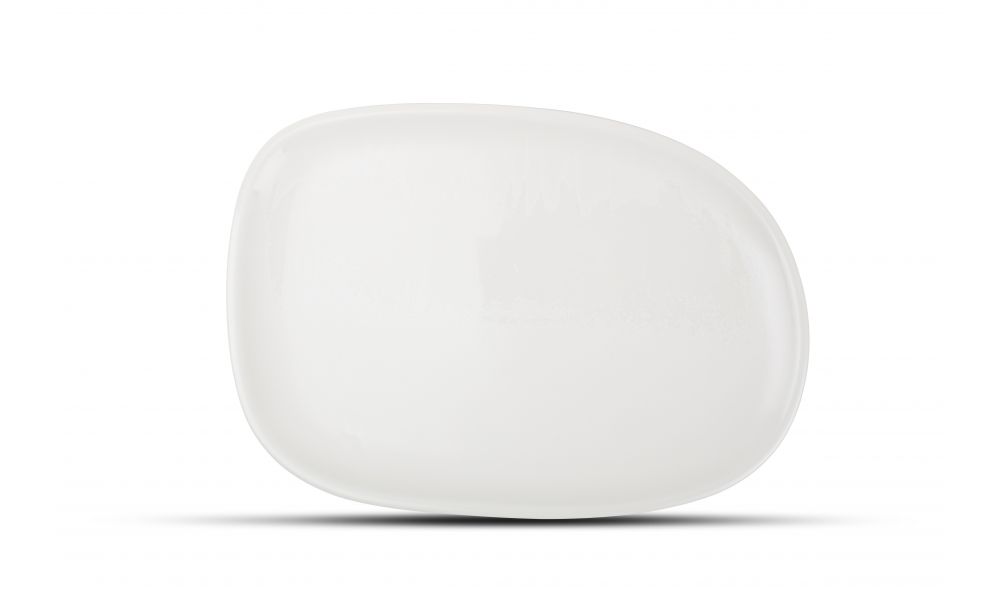 Bord ovaal Ceres wit 33x23cm