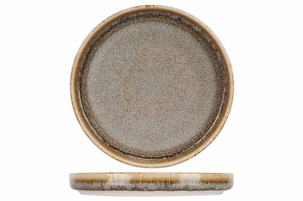 Plat bord groen 20 cm Melia