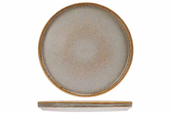 Plat bord groen 27 cm Melia