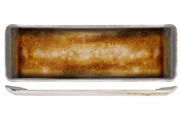 Serveerplank langwerpig bruin 30 cm x 9,5 cm Iris Brown