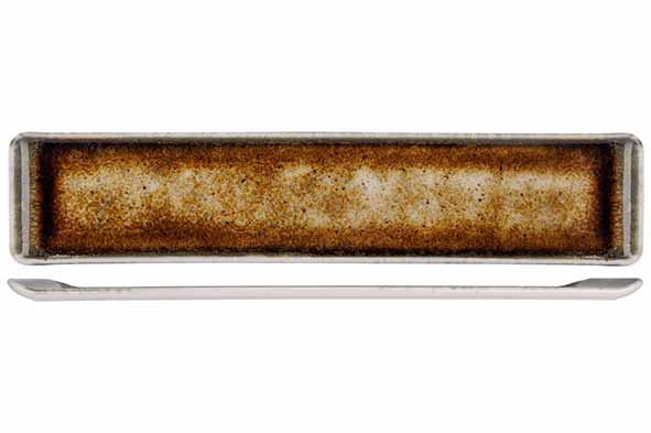 Serveerplank langwerpig bruin 46 cm x 9,5 cm Iris Brown