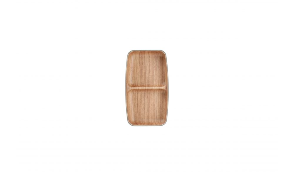 Serveerschaal 2 Delen 17,5 x 10 cm Bruin Buffet