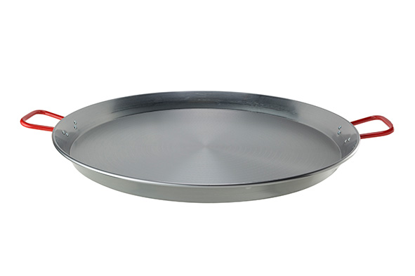 Paellapan 100 cm Gepolierd Staal