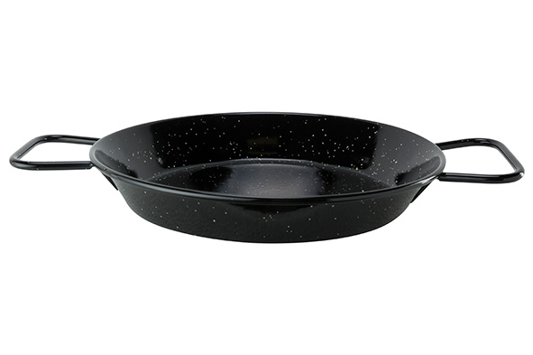 Paellapan 22 cm Ge&euml;mailleerd Staal 
