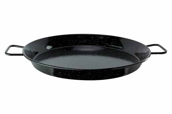 Paellapan 60 cm Ge&euml;mailleerd Staal 