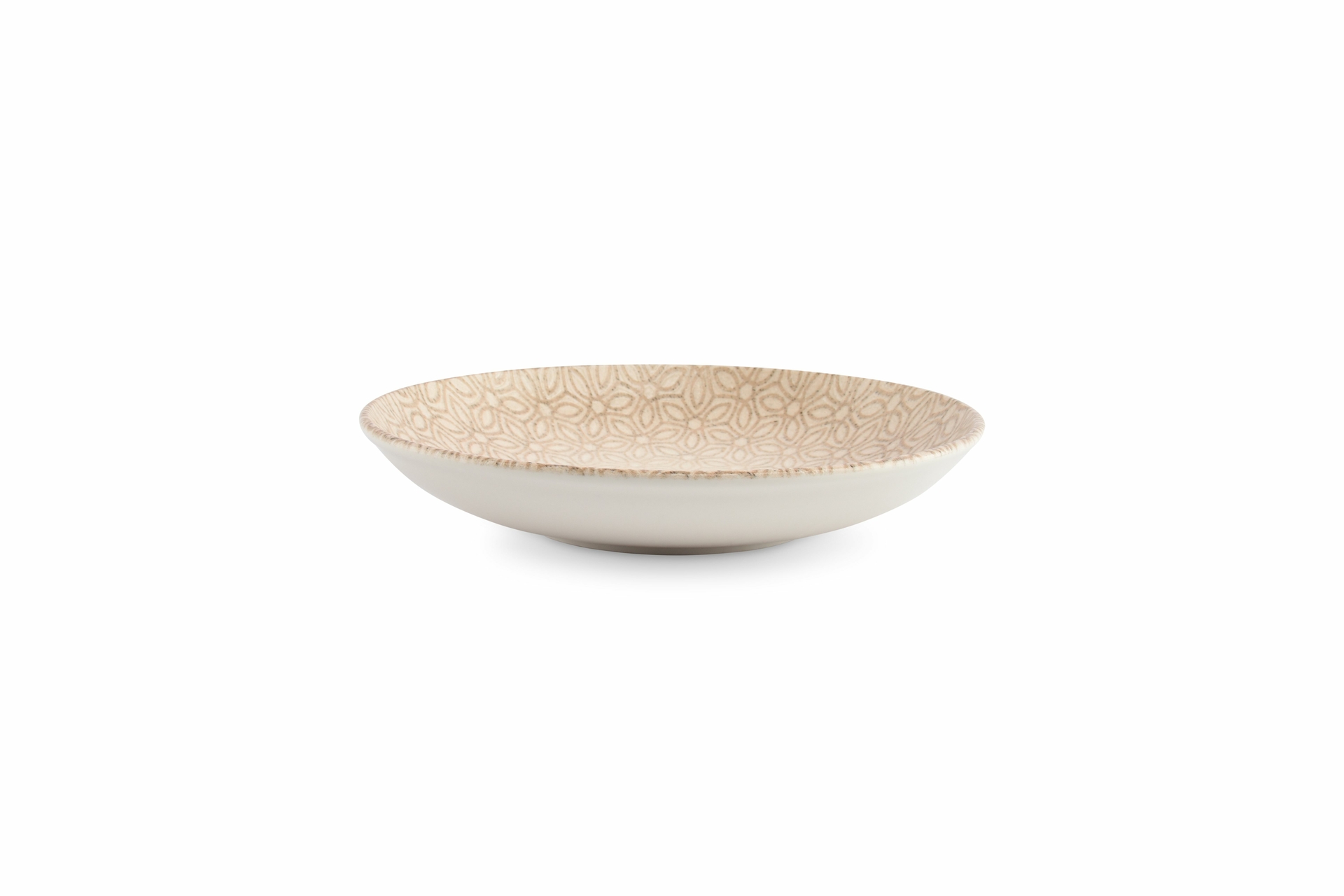 Diep bord 25 cm Telha beige