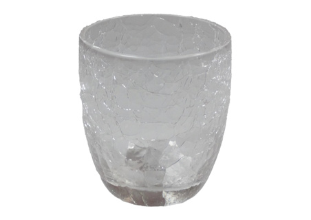 Tumbler Crackled Glass