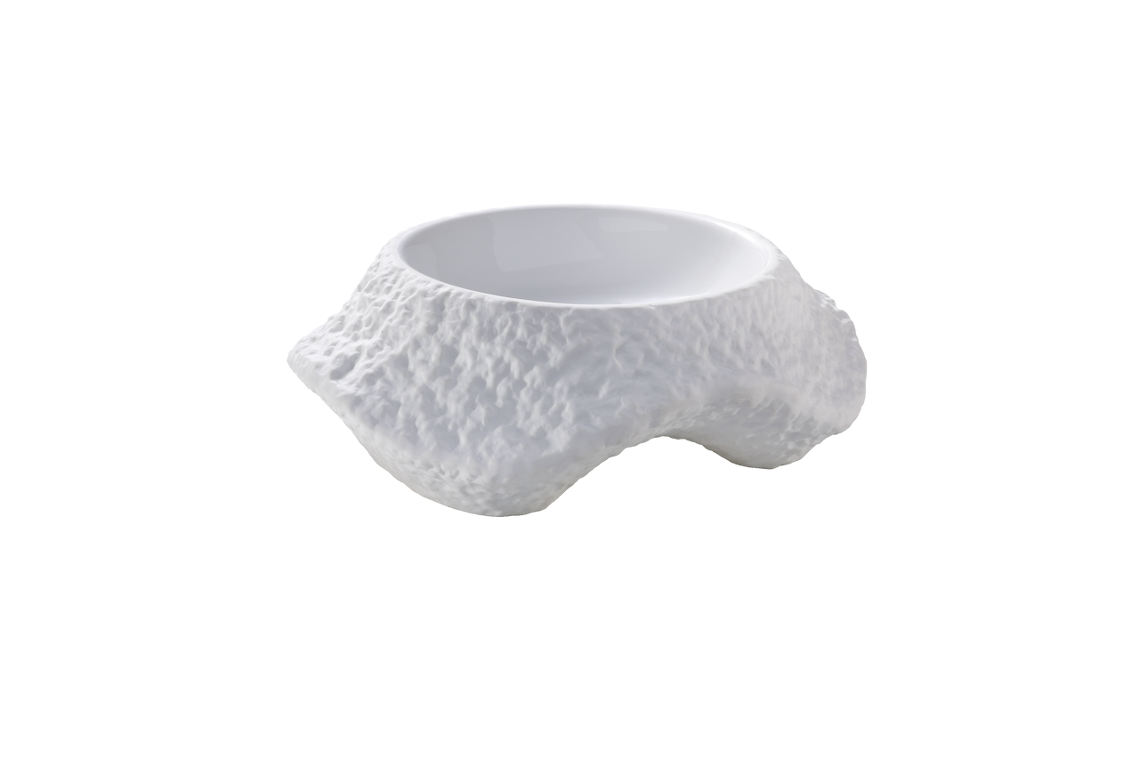 Bord 21 cm wit porselein Calcaire