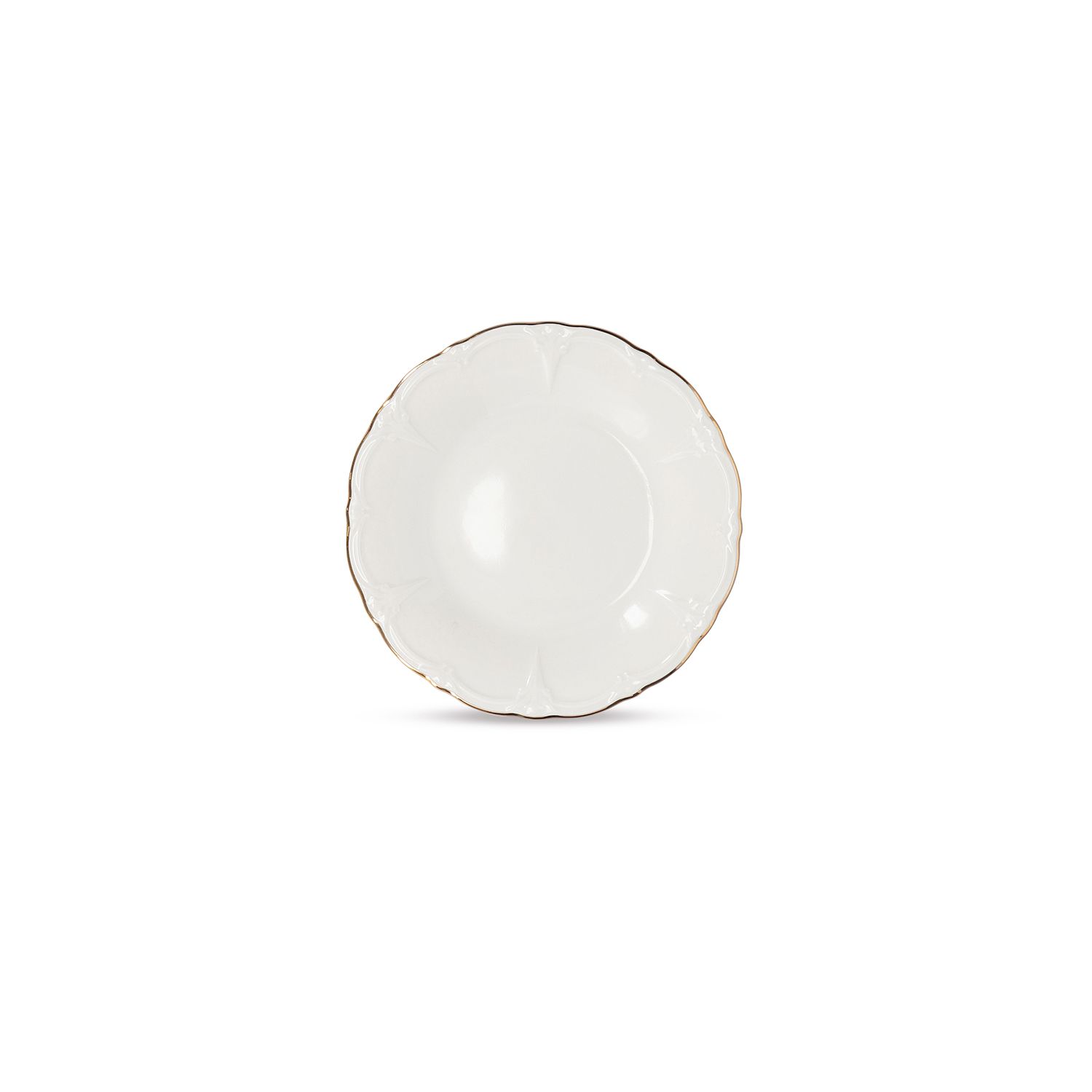 Bord 16 cm Retro gouden rand