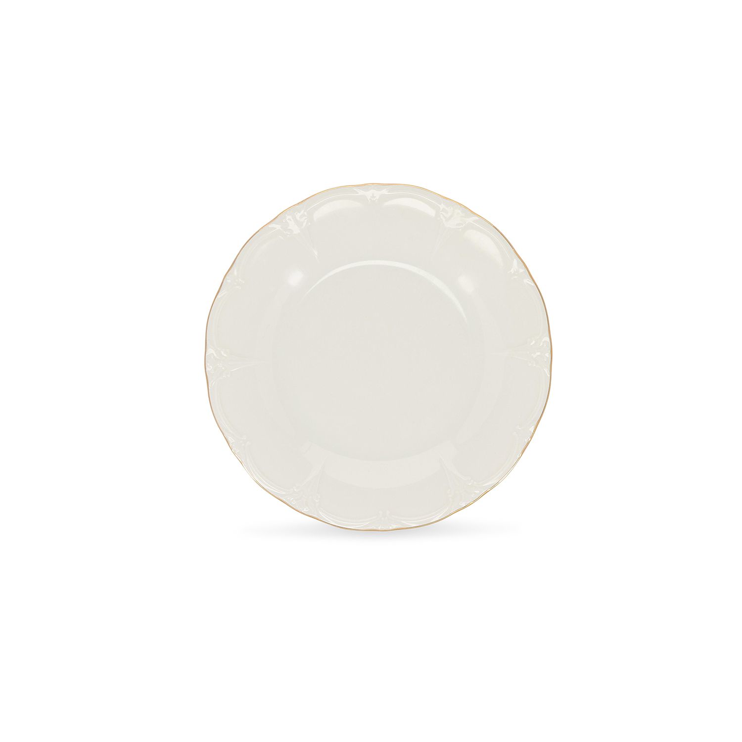 Bord 21 cm Retro gouden rand