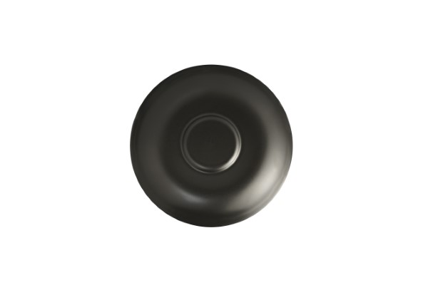 Espresso schotel 12 cm Aroma Matt zwart
