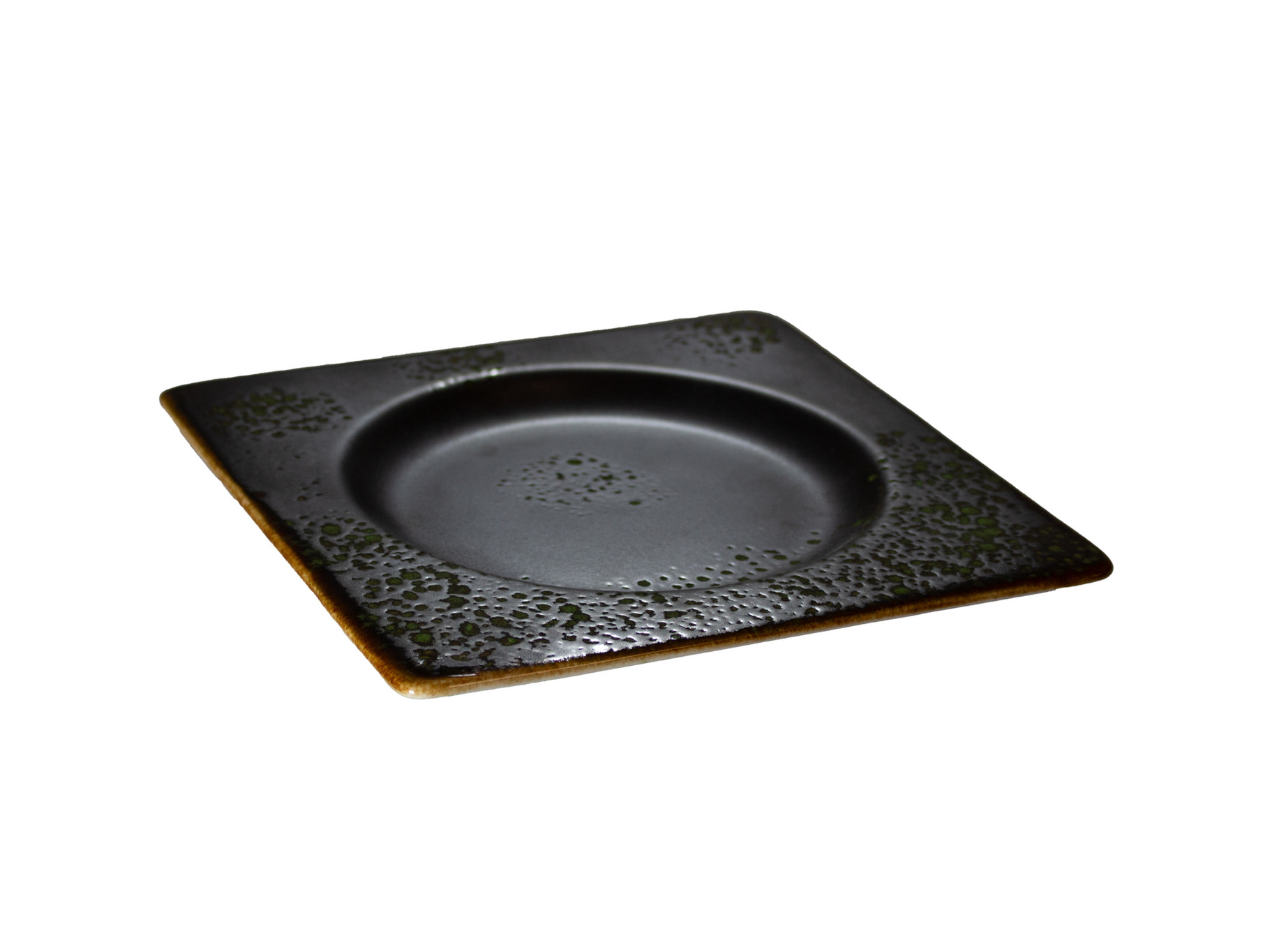 Bord 21 cm Amazon Jungle Green vierkant