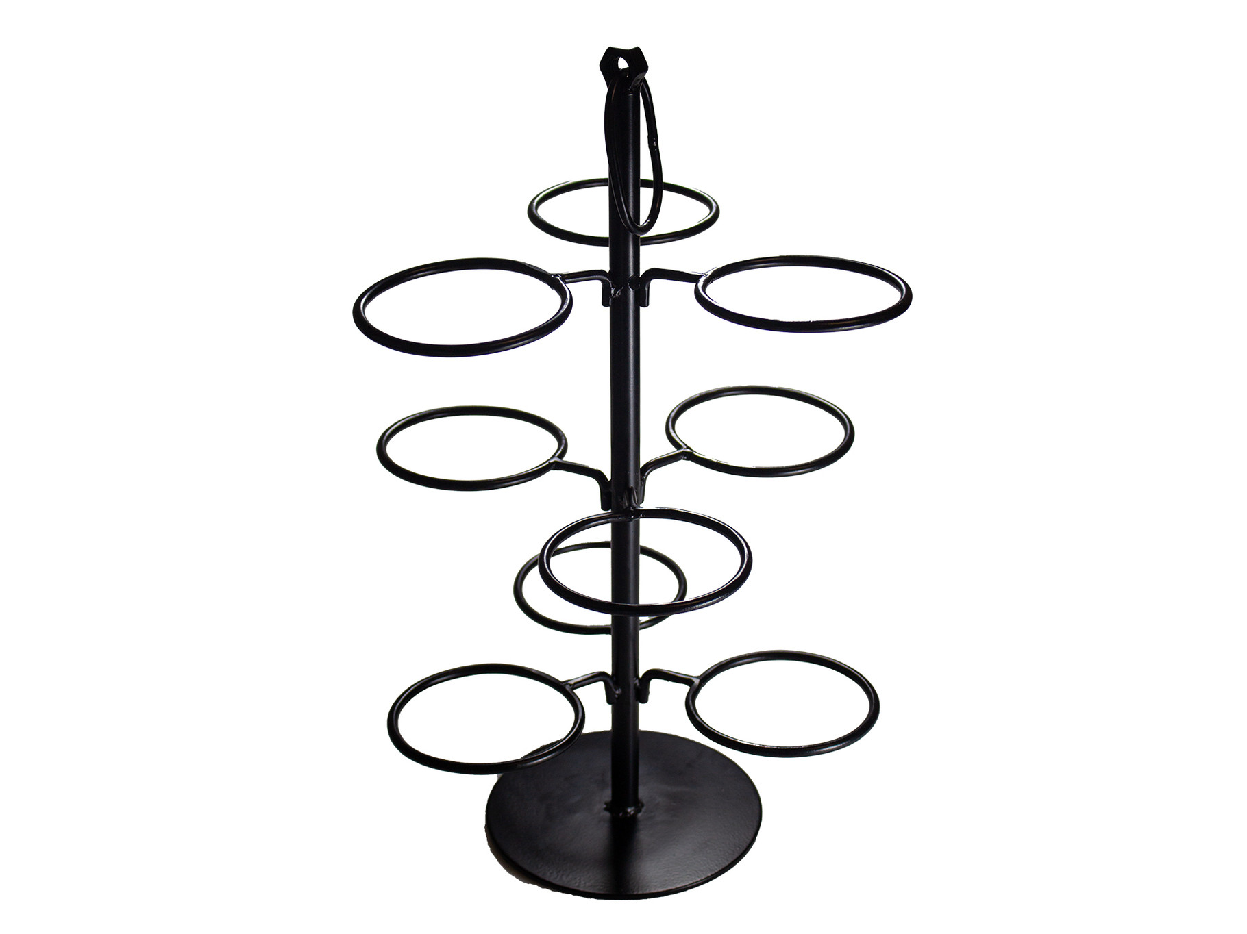 Etagere voor 9 bordjes zwart 46 cm 