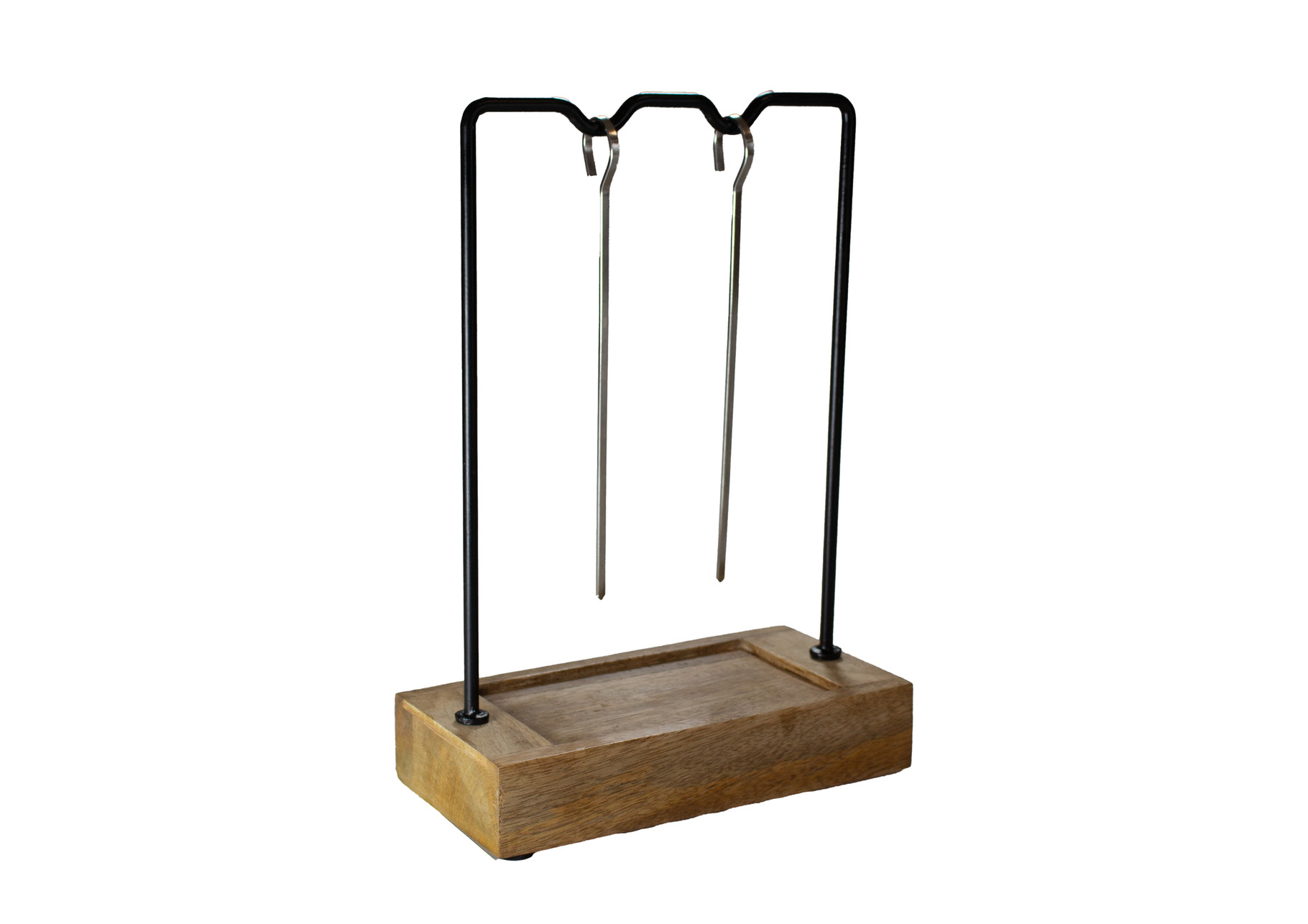 Spieshouder mangohout 2 stuks