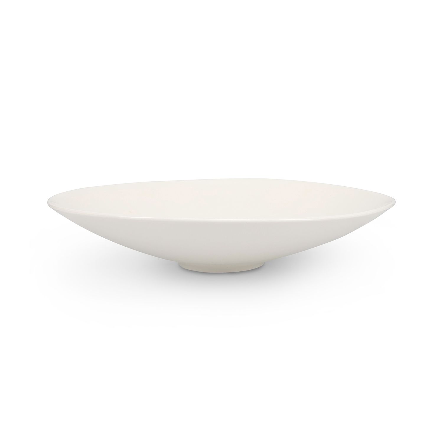 Diep bord 27cm wit Contour