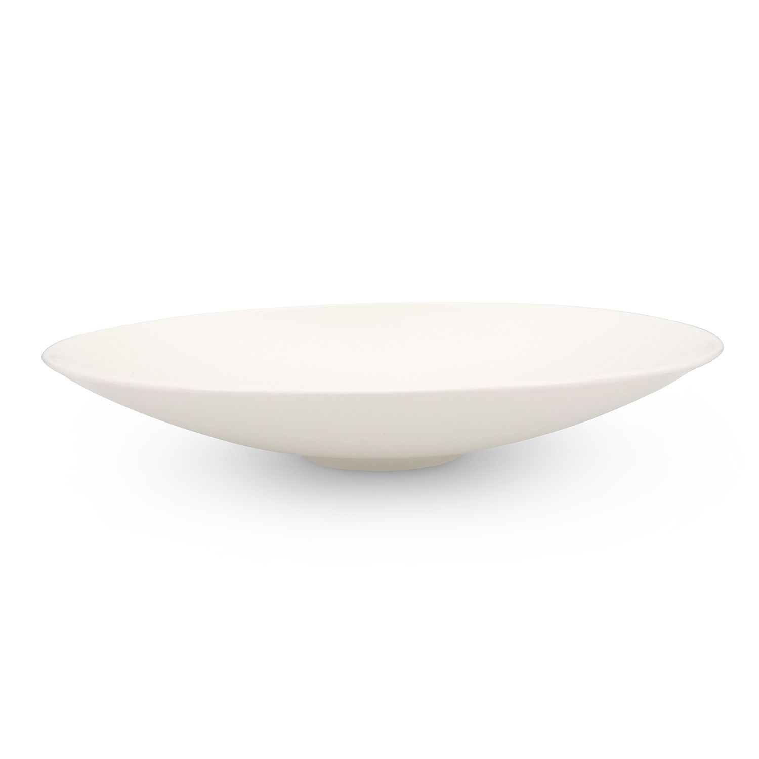 Diep bord 30cm wit Contour