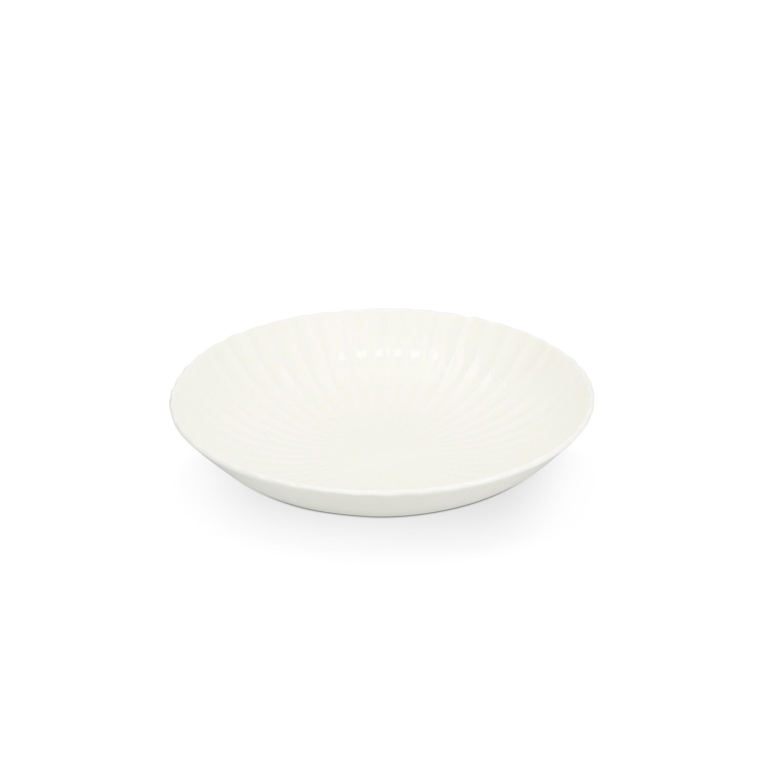 Diep bord 26 cm Bloom white