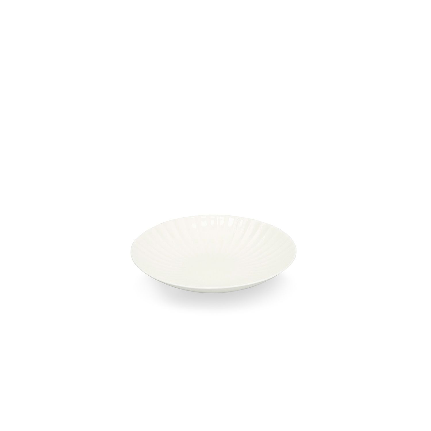 Diep bord 18 cm Bloom white