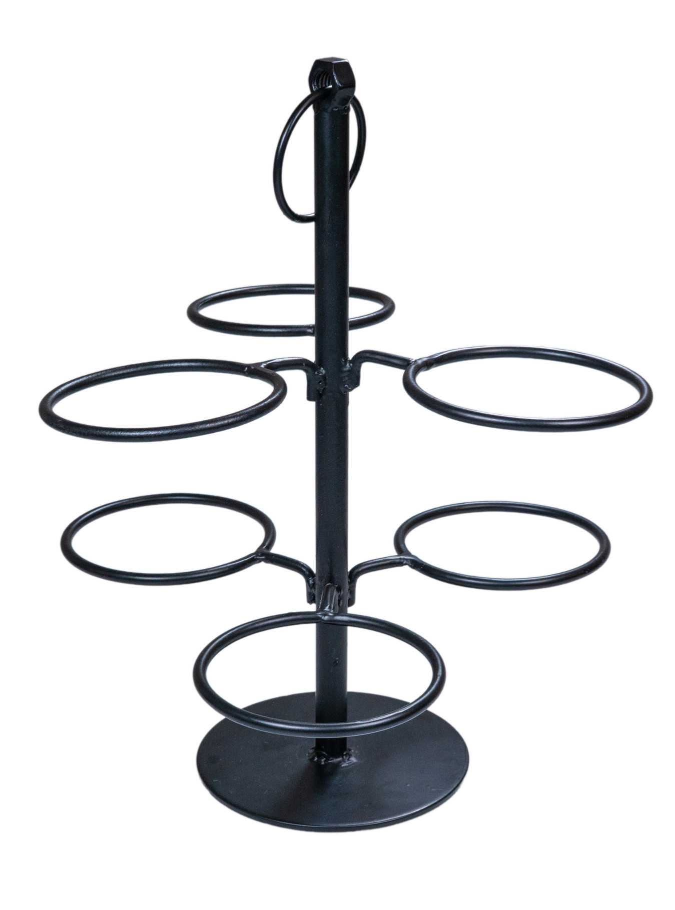 Etagere voor 6 bordjes zwart 30 cm 