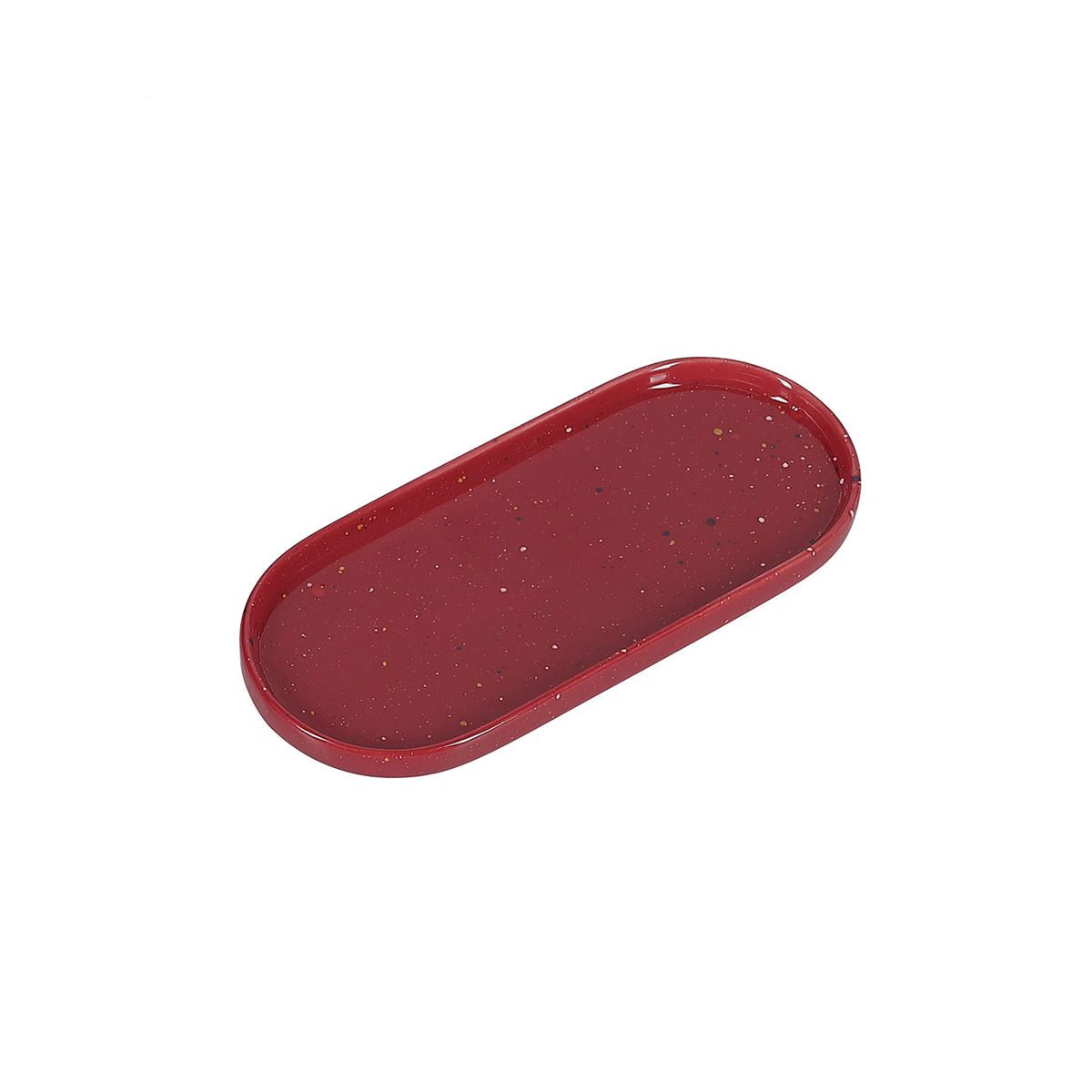 Serveerschaal 20 cm Fika Burgundy rood