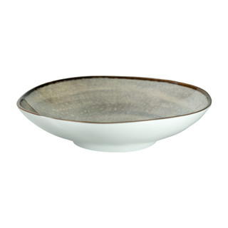Jersey melamine kom grijs 24 cm 1200 ml