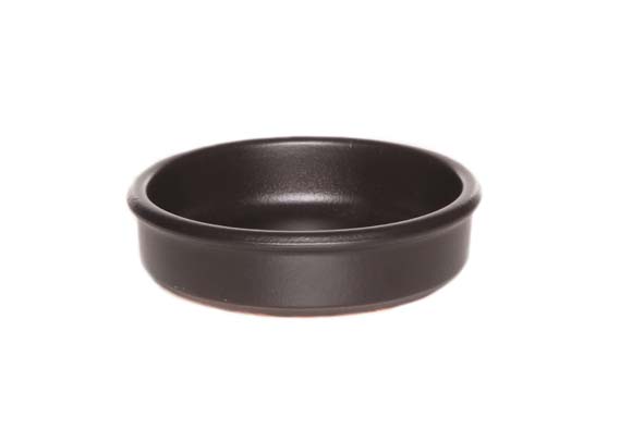 Creme Brulee schaaltje zwart 115 mm