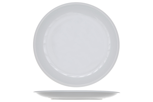 Rond plat bord 30,5 cm Pleasure White