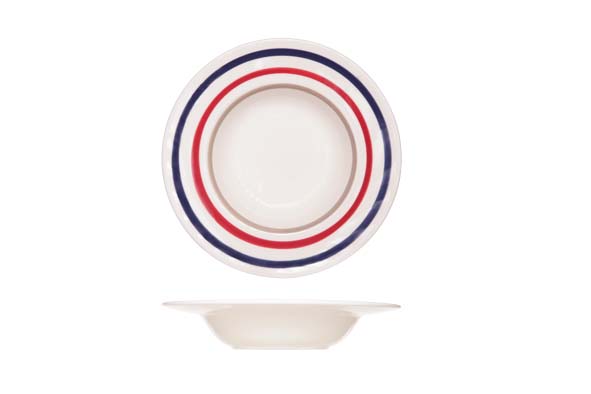 Diep bord Cucina strepen 24 cm