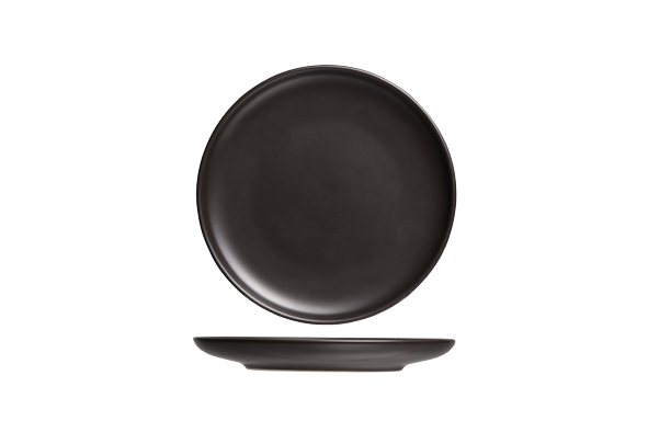 Bord rond zwart 15 cm Okinawa
