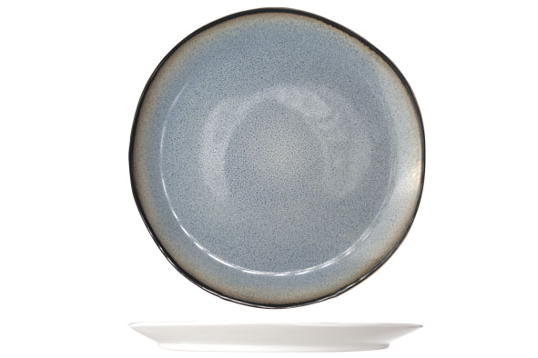 Bord rond 28 cm Fez Blue