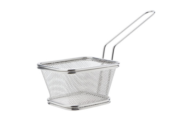 Frietmandje rechthoek klein 10,5 cm