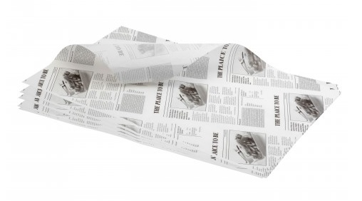 Vetvrij papier opdruk The Plaice To Be 1000 stuks 35 cm