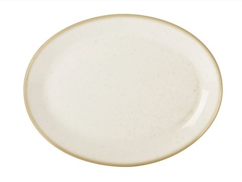 Bord ovaal 30,5 cm Oatmeal