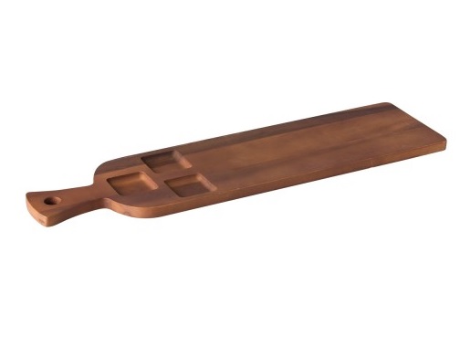 Antipasti of broodplank 60x15 cm Acacia met handvat