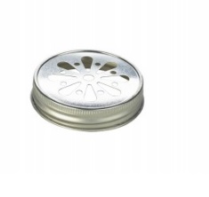 Deksel voor glazen beker Mason Jar