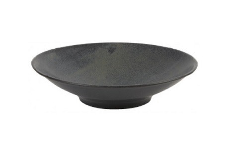 Bord diep op voet 26 cm Graphite
